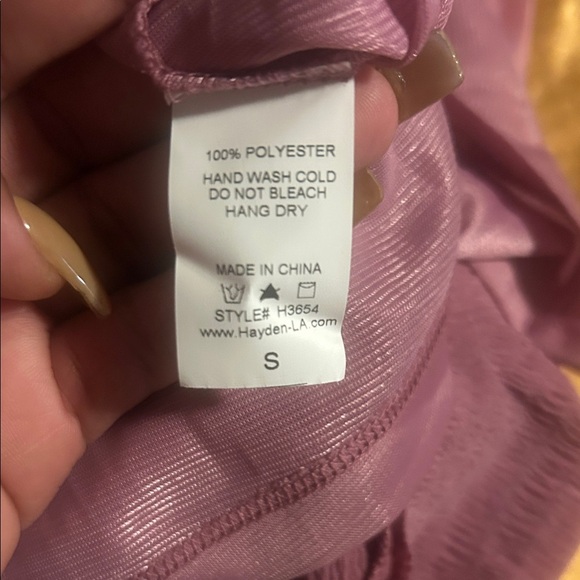 Hayden Dusty Pink Textured Top - Picture 5 of 5